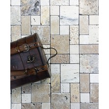 Pietramosaic Roman Pattern Mıx Traverten Eskitme Mozaik