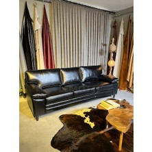 Limon Koltuk Hakiki Deri Modern Koltuk ( Cozy Siyah )