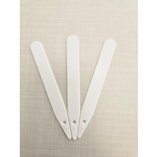 Bitki Etiketi 1,5*12,5cm Beyaz (100 Adet) ve Mavi Asetatlı Kalem Takım