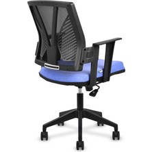 OMS Büro Relax Mavi Ofis Çalışma Koltuğu
