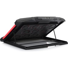 Revenge X100R Kırmızı Ledli 11 Fanlı Laptop Soğutucu 8 Ayarlanabilir Yükseklikli Notebook Dizüstü Standı
