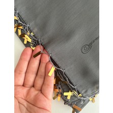Sümeyye Çeyiz El Emeği Pul Oyası Yazma Tülbent Yemeni El Işi 100X100 cm