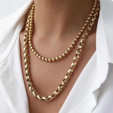 By Golden House Palmiye ve Ball Zincir Kombin