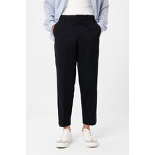 Antioch Lacivert Yüksek Bel Straight Fit Erkek Pantolon