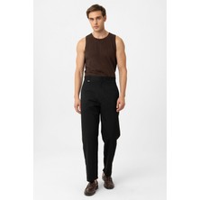 Antioch Siyah Straight Fit Erkek Pantolon