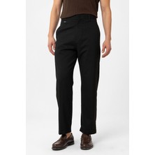 Antioch Siyah Straight Fit Erkek Pantolon