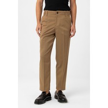 Antioch Camel Yüksek Bel Straight Fit Erkek Pantolon