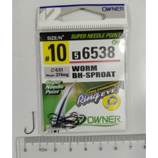 Owner 56538 Worm Bh-Sproat Black Chrome Iğne