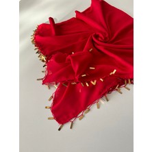 Sümeyye Çeyiz El Emeği Pul Oyası Yazma Tülbent Yemeni El Işi 100X100 cm
