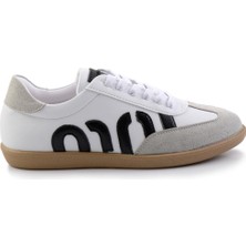 Bambi Beyaz Siyah   Kadın Sneaker K01179800009