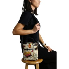 Harry Potter Desenli Çapraz Omuz Çantası