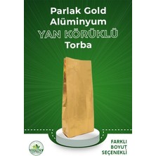 Parlak Gold Alüminyum Yan Körüklü Torba 750 - 12.5X40CM