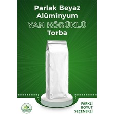 Parlak Beyaz Alüminyum Yan Körüklü Torba 750 - 12.5X40CM