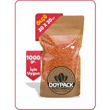 Geniş Pencereli Kraft Kilitli Doypack 1000 - 20X30CM