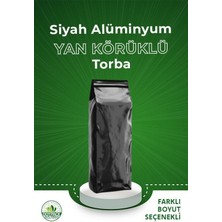 Siyah Alüminyum Yan Körüklü Torba 2000 - 7.5X20CM