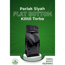 Parlak Siyah Kilitli Flat Bottom 750 - 12.5X27.5CM