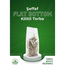 Şeffaf Kilitli Flat Bottom 500 - 10X21CM