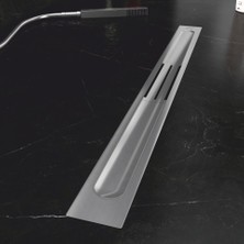 Purvex Home 60 cm Premium Slim Duş Kanalı 304 Paslanmaz Çelik, 4 mm Kalınlık, Şık ve Dayanıklı Lineer Zemin Süzgeci