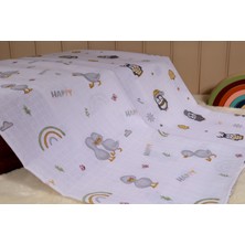 Ikili Bebek Müslin Örtü Set