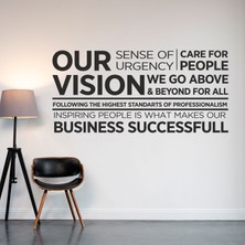 Boldwallz Value Ofis Sticker Duvar Stickerı Duvar Dekorasyon Yazıları Ofis Dekorasyon Duvar Sticker