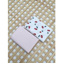 Çok Amaçlı Müslin Örtü 2 Adet %100 Pamuklu Organik 80X80 cm