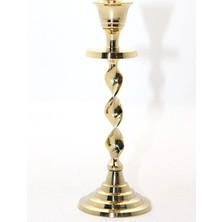 Dervis'İN Tekli Pirinç Şamdan Model 2