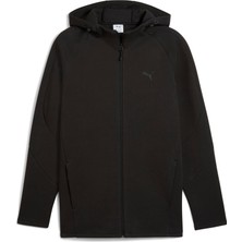 Puma Evostrıpe Core Erkek Kapüşonlu Ceket 2XL Siyah Renkli Günlük Aktiviteler İçin İdeal