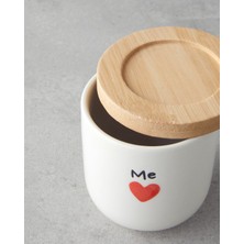 English Home Lovely Stoneware 8 Parça 4 Kişilik Fincan 150 ml Kırmızı