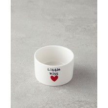 Lovely Stoneware 4'lü Çerezlik 6,5 cm Kırmızı