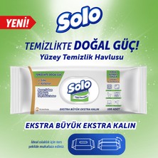 Solo Temizlikte Doğal Güç Beyaz Sabun Ferahlığı Yüzey Temizlik Havlusu 100 Yaprak