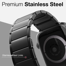 Raptic Watch 10 46MM Uyumlu Metal Kordon Citizen Serisi Siyah