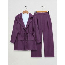 Mac Moda Kapaklı Tünel Köprülü Ceketli Keten Takım