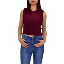 Kadın Askılı Fitilli Crop BGL-ST04298