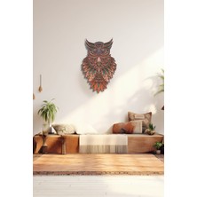 Aluradeco Müthiş Baykuş Ahşap Duvar Süsü