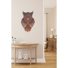 Aluradeco Müthiş Baykuş Ahşap Duvar Süsü