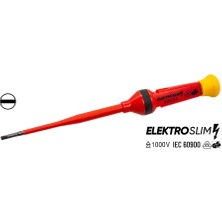 İzeltaş 1000V Elektro Slim Düz Uçlu Tornavida 2.5X75 mm