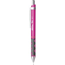 Rotring | Tikky Versatil Kalem Okul Seti, 0.7 mm Uç, Neon Pembe, Silgi ve 12'li Uç Hediyeli