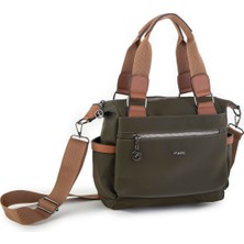 Nas Bag Kadın El Çantası - Yeşil Taba Buzzy