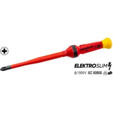İzeltaş 1000V Elektro Slim Yıldız Uçlu Tornavida Ph2 6X100 mm