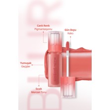 Peripera Gün Boyu Kalıcı Pürüzsüz Matlık Sunan Tint PERIPERA Over Blur Tint (004 Coral-La-La)