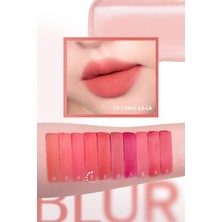 Peripera Gün Boyu Kalıcı Pürüzsüz Matlık Sunan Tint PERIPERA Over Blur Tint (004 Coral-La-La)