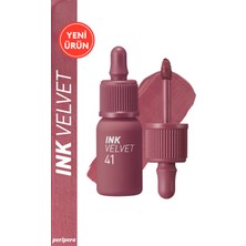 Peripera Yüksek Pigmentli, Kadife Görünümlü, Gün Boyu Kalıcı Tint PERIPERA Ink Velvet (#41 Cool Off Rosy)