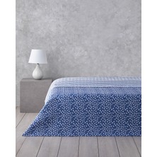English Home Sunrose Tek Kişilik Çok Amaçlı Örtü 160 x 220 cm Mavi