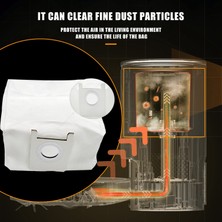 Onyx Lounge Xiaomi Roidmi Robot Süpürme Eve Plus Elektrikli Süpürge Için 8 Paket Toz Torbası Yedeği Yedek Parça Aksesuarı (Yurt Dışından)