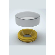 Yasax Mobilya Aksesuarları Vida Kapama 15 mm Krom