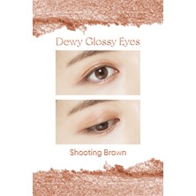 MISSHA Nemli Bitiş ve Işıltılı Görünüm Sunan Göz Farı M Dewy Glossy Eyes (Shooting Brown)