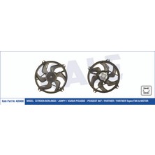 Fan Motoru Davlumbazli Partner Ii-Berlingo Iii-Xsara Picasso 1.6hdi 460W-385MM 12