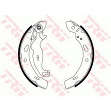 Fren Balatasi Pabuçlu Arka Ford Fiesta Vi 1.0 12-, 1.0 Ecoboost 12-, 1.25-1.4 08-, 1.6 15-, 1.6 Ti 08-, 1.4 Tdci 09-, 1.5 Tdci 12-, 1.6 Tdci 08- 12