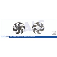 Fan Motoru Pervane Citroen Xantia-Xsara Peugeot P306 220W-320MM 12