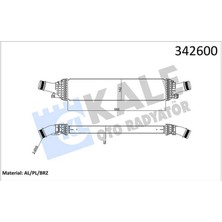Turbo Radyatörü Intercooler Audi A4-A5-A6-Q5 2.0tfsi-1.8tfsi-2.0tdi 08 665X134.4X58 Al-Pl-Brz 10